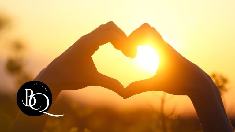 Hands forming a heart symbolizing Bible quotes about love